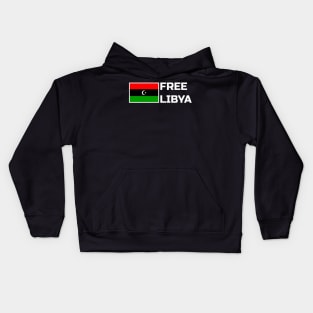 Free Libya Kids Hoodie